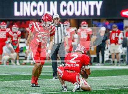 Thumbnail 2 in Lincoln County vs. Bowdon (GHSA A Division 2 Championship) photogallery.