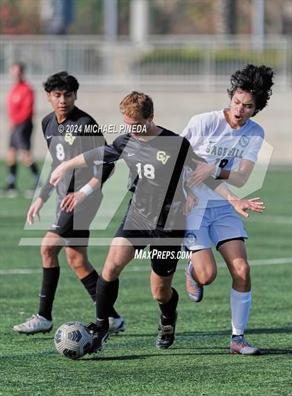 Thumbnail 3 in Sage Hill vs Capistrano Valley (Hawks Invitational) photogallery.