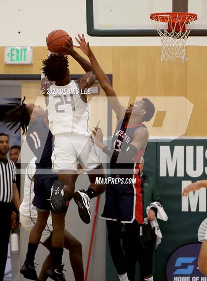 Thumbnail 1 in Modesto Christian vs. St. Joseph (MLK Classic @ De La Salle) photogallery.