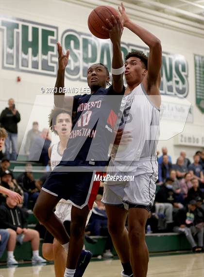 Thumbnail 2 in Modesto Christian vs. St. Joseph (MLK Classic @ De La Salle) photogallery.