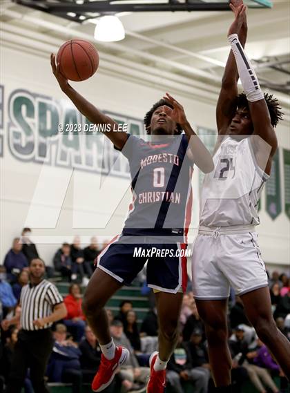 Thumbnail 2 in Modesto Christian vs. St. Joseph (MLK Classic @ De La Salle) photogallery.
