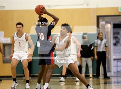 Thumbnail 1 in Modesto Christian vs. St. Joseph (MLK Classic @ De La Salle) photogallery.