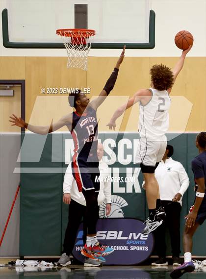 Thumbnail 3 in Modesto Christian vs. St. Joseph (MLK Classic @ De La Salle) photogallery.