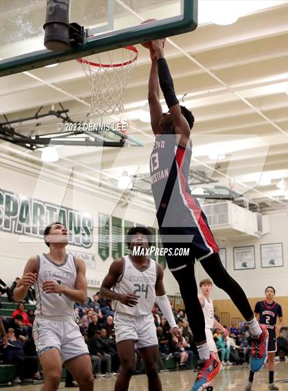 Thumbnail 2 in Modesto Christian vs. St. Joseph (MLK Classic @ De La Salle) photogallery.