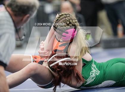 Thumbnail 2 in NYSPHSAA Girls Wrestling Invitational Wrestlebacks  photogallery.