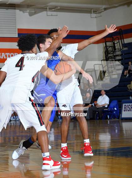 Thumbnail 2 in Salesian College Preparatory vs. Bingham (Tarkanian Classic) photogallery.