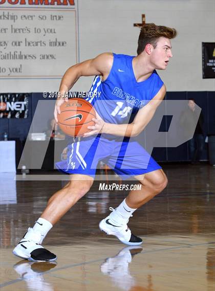 Thumbnail 3 in Salesian College Preparatory vs. Bingham (Tarkanian Classic) photogallery.