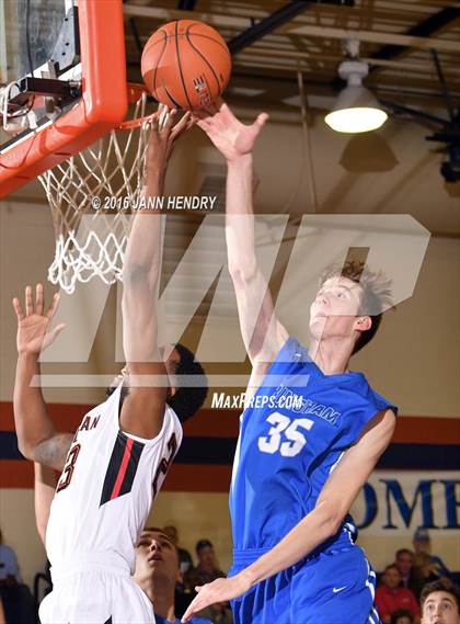 Thumbnail 1 in Salesian College Preparatory vs. Bingham (Tarkanian Classic) photogallery.