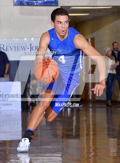 Thumbnail 1 in Salesian College Preparatory vs. Bingham (Tarkanian Classic) photogallery.
