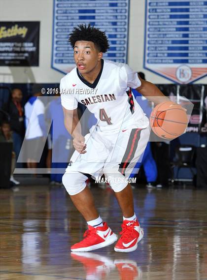 Thumbnail 1 in Salesian College Preparatory vs. Bingham (Tarkanian Classic) photogallery.