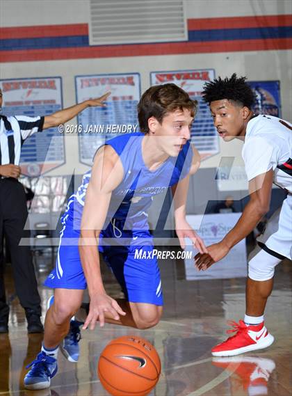 Thumbnail 2 in Salesian College Preparatory vs. Bingham (Tarkanian Classic) photogallery.