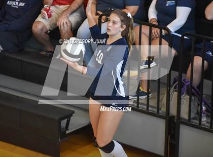 Thumbnail 1 in Ursuline Academy vs Academy of the Sacred Heart (Catholic League Tournament) photogallery.