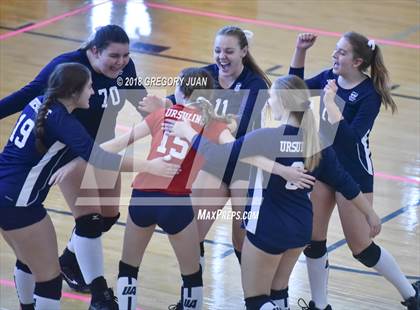 Thumbnail 3 in Ursuline Academy vs Academy of the Sacred Heart (Catholic League Tournament) photogallery.