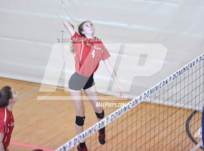 Thumbnail 1 in Ursuline Academy vs Academy of the Sacred Heart (Catholic League Tournament) photogallery.