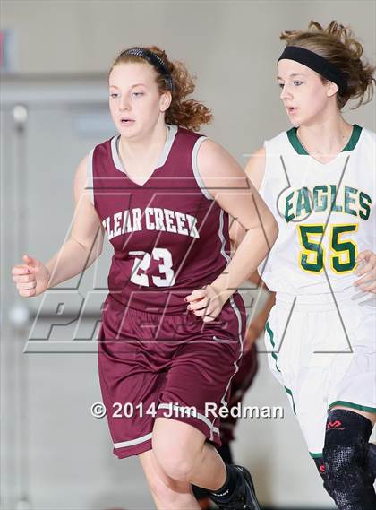 Thumbnail 1 in Clear Creek vs. Cypress Falls (McDonald's Texas Invitational) photogallery.