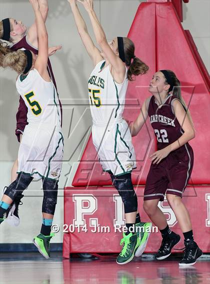 Thumbnail 2 in Clear Creek vs. Cypress Falls (McDonald's Texas Invitational) photogallery.