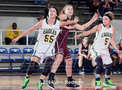 Thumbnail 1 in Clear Creek vs. Cypress Falls (McDonald's Texas Invitational) photogallery.