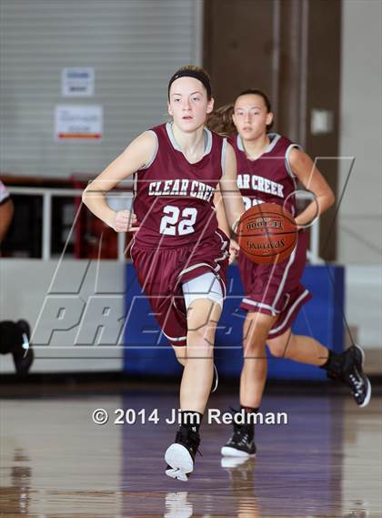 Thumbnail 3 in Clear Creek vs. Cypress Falls (McDonald's Texas Invitational) photogallery.