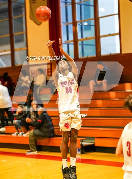 Thumbnail 3 in Saint Mary's vs. Healdsburg (CIF NCS D4 Quarterfinal) photogallery.