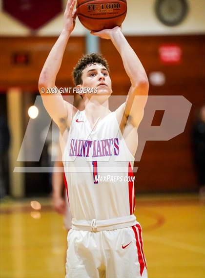 Thumbnail 1 in Saint Mary's vs. Healdsburg (CIF NCS D4 Quarterfinal) photogallery.