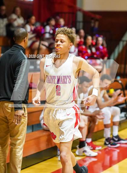 Thumbnail 2 in Saint Mary's vs. Healdsburg (CIF NCS D4 Quarterfinal) photogallery.