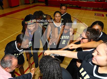 Thumbnail 2 in Bloomington Christian vs. Bishop Conaty-Loretto (CIF SS D5A Finals) photogallery.