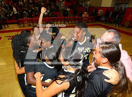 Thumbnail 1 in Bloomington Christian vs. Bishop Conaty-Loretto (CIF SS D5A Finals) photogallery.