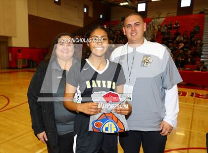 Thumbnail 3 in Bloomington Christian vs. Bishop Conaty-Loretto (CIF SS D5A Finals) photogallery.