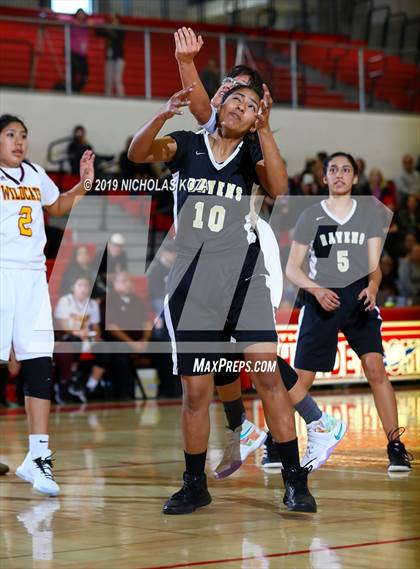 Thumbnail 3 in Bloomington Christian vs. Bishop Conaty-Loretto (CIF SS D5A Finals) photogallery.
