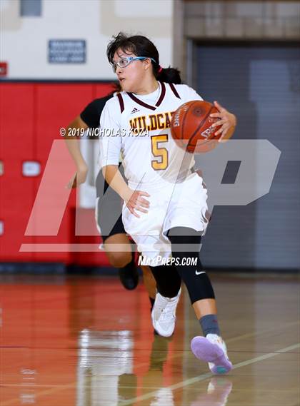 Thumbnail 3 in Bloomington Christian vs. Bishop Conaty-Loretto (CIF SS D5A Finals) photogallery.