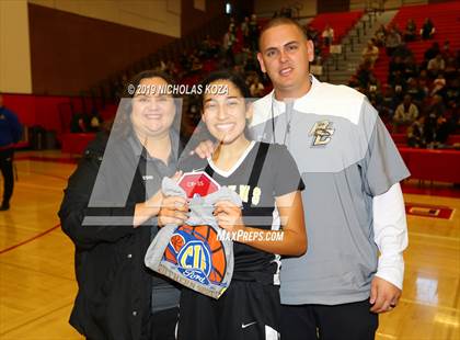 Thumbnail 2 in Bloomington Christian vs. Bishop Conaty-Loretto (CIF SS D5A Finals) photogallery.