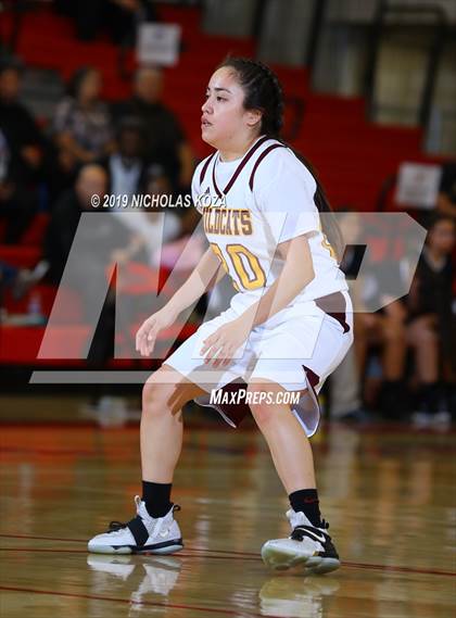 Thumbnail 1 in Bloomington Christian vs. Bishop Conaty-Loretto (CIF SS D5A Finals) photogallery.