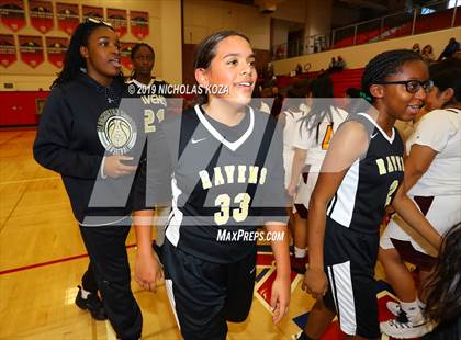 Thumbnail 2 in Bloomington Christian vs. Bishop Conaty-Loretto (CIF SS D5A Finals) photogallery.