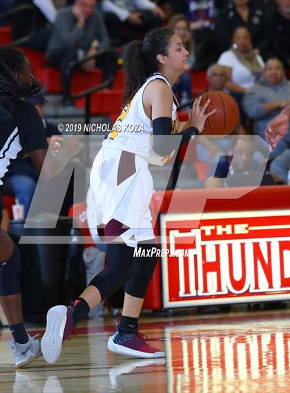 Thumbnail 2 in Bloomington Christian vs. Bishop Conaty-Loretto (CIF SS D5A Finals) photogallery.