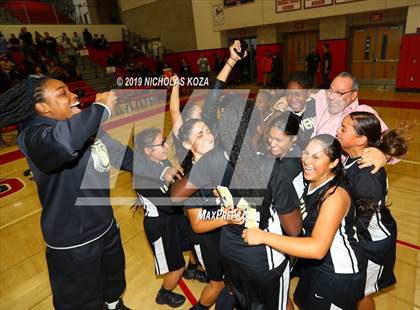 Thumbnail 2 in Bloomington Christian vs. Bishop Conaty-Loretto (CIF SS D5A Finals) photogallery.