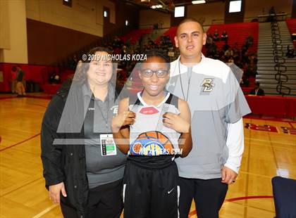 Thumbnail 1 in Bloomington Christian vs. Bishop Conaty-Loretto (CIF SS D5A Finals) photogallery.