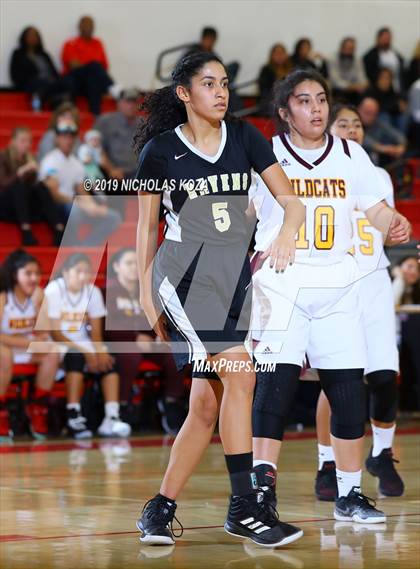 Thumbnail 3 in Bloomington Christian vs. Bishop Conaty-Loretto (CIF SS D5A Finals) photogallery.