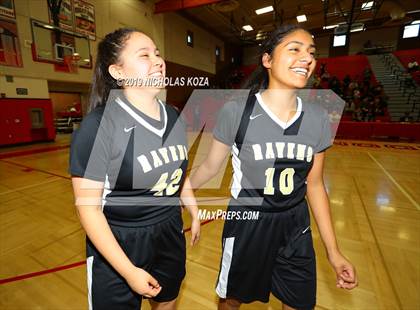 Thumbnail 1 in Bloomington Christian vs. Bishop Conaty-Loretto (CIF SS D5A Finals) photogallery.