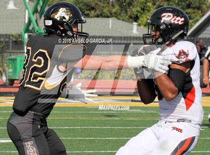 Thumbnail 2 in Pittsburg vs Antioch (Big Little Game) photogallery.