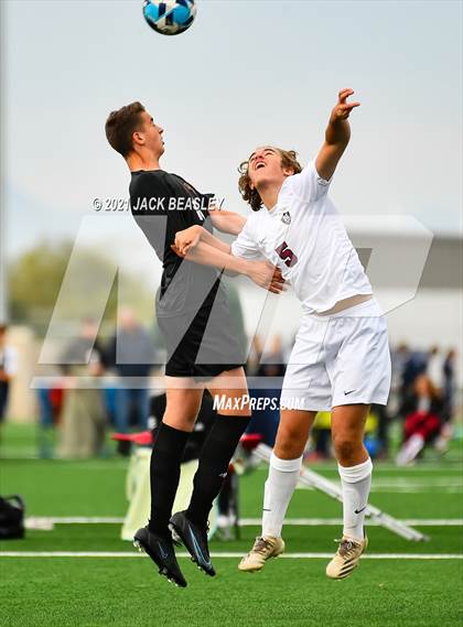 Thumbnail 3 in Hamilton @ Salpointe Catholic (Arizona Soccer Showcase) photogallery.