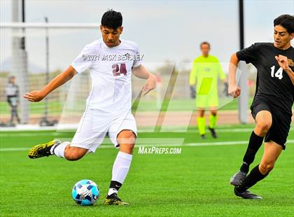 Thumbnail 1 in Hamilton @ Salpointe Catholic (Arizona Soccer Showcase) photogallery.