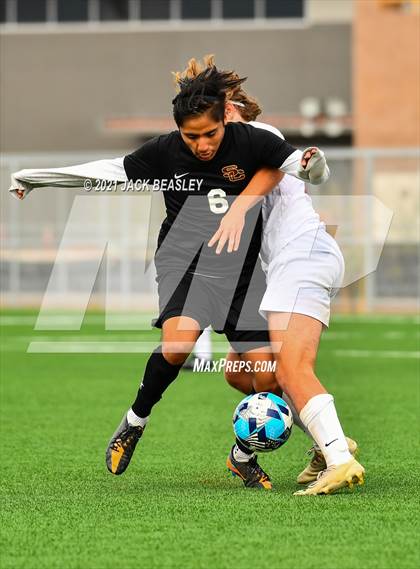 Thumbnail 2 in Hamilton @ Salpointe Catholic (Arizona Soccer Showcase) photogallery.