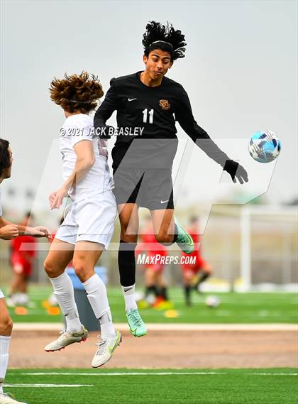 Thumbnail 3 in Hamilton @ Salpointe Catholic (Arizona Soccer Showcase) photogallery.