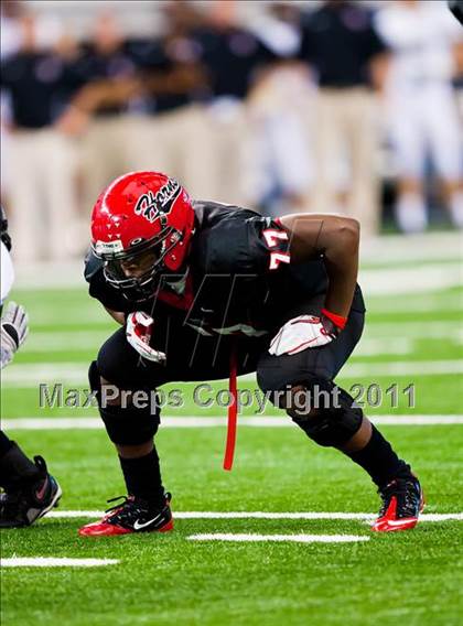 Thumbnail 3 in Cedar Hill vs. Guyer (Kirk Herbstreit National Kickoff Classic) photogallery.