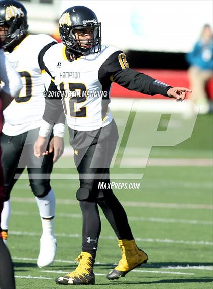 Thumbnail 1 in Mount Ida vs. Hampton (AAA 2A Final) photogallery.