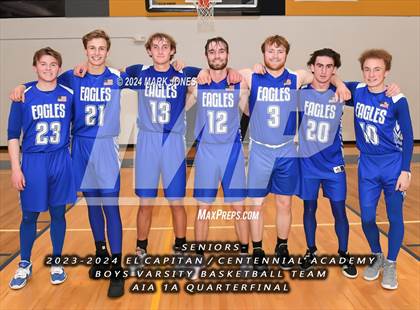 Thumbnail 1 in El Capitan/Centennial Academy @ North Valley Christian Academy (AIA 1A Quarterfinal) photogallery.