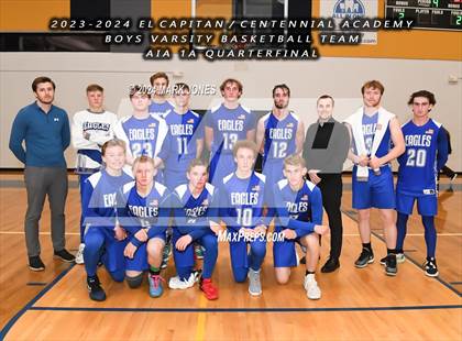 Thumbnail 2 in El Capitan/Centennial Academy @ North Valley Christian Academy (AIA 1A Quarterfinal) photogallery.