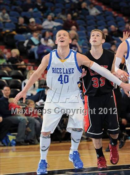 Thumbnail 1 in Rice Lake vs. Duluth East photogallery.