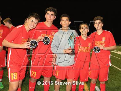 Thumbnail 3 in Cathedral Catholic vs. San Pasqual (CIF SDS Open Division Final) photogallery.