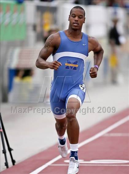 Thumbnail 1 in CIF State Championships (100 Dash) photogallery.